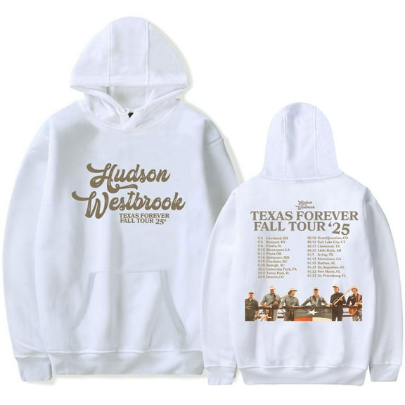 Hudson Westbrook Texas Forever Fall Tour 2025 Hoodie Women Men Sweatshirt Long Sleeve Pullover Clothes