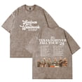 thumbnail image 1 of Hudson Westbrook Texas Forever Fall Tour 2025 Washed Cotton Tee Women Men Short Sleeve Casual Streetwear T-shirt, 1 of 2