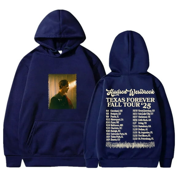 Hudson Westbrook Texas Forever Hoodies 2025 Tour Merch Women Men Long Sleeve Sweatshirts