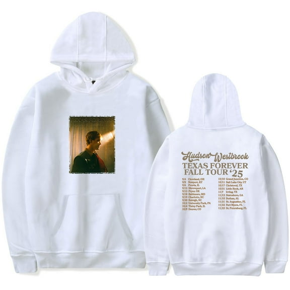 Hudson Westbrook Texas Forever Tour 2025 Merch Hoodies Women Men Casual Long Sleeve Sweatshirt Clothes