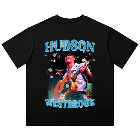 Hudson Westbrook Vintage Wash Tee Summer Unisex Fashion Crewneck Short Sleeve Cotton T-Shirts