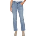 thumbnail image 1 of Hudson Women's Midrise Straight Leg Jeans Icy Blue 10/30, 1 of 4