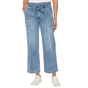 Hudson Women s Wide Leg Belted Jean 6/28 Blue