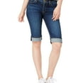 thumbnail image 1 of Hudson Womens Amelia Casual Bermuda Shorts, Blue, 23, 1 of 2