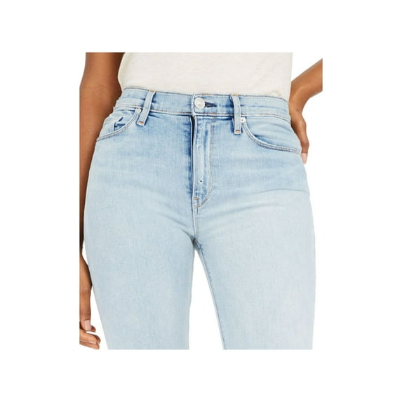 Hudson Womens Barbara Cropped Jeans, Blue, 27