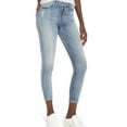 thumbnail image 1 of Hudson Womens Barbara High Waist Cropped Jeans, Blue, 25, 1 of 2
