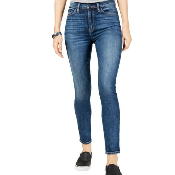 Hudson Womens Barbara Side Stripe Skinny Fit Jeans, Blue, 29