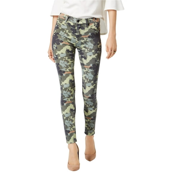 Hudson Womens Barbara Skinny Fit Jeans, Green, 24