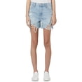 thumbnail image 1 of Hudson Womens Devon Denim Destructed Shorts, 1 of 2