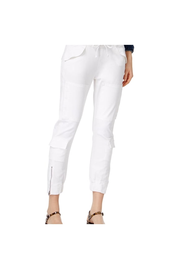 Womens Flight Casual Cargo Pants, White, 28