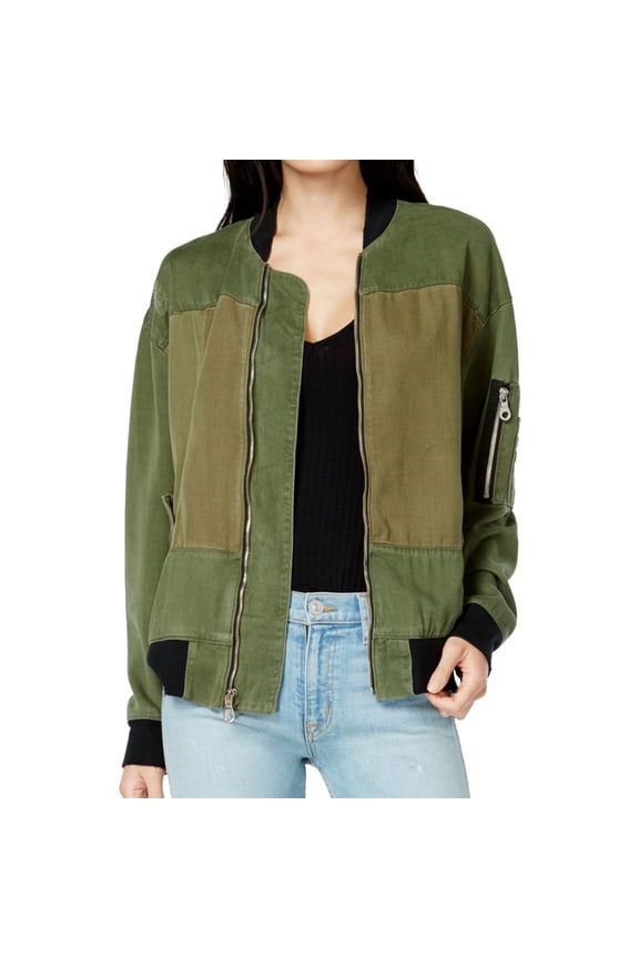 Womens Gene Utility Jacket, Green, Medium