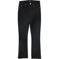 thumbnail image 1 of Hudson Womens Harper Cropped Jeans, Black, 24, 1 of 1