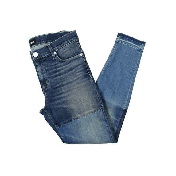 Hudson Womens Isla Patchwork High Marks Skinny Jeans