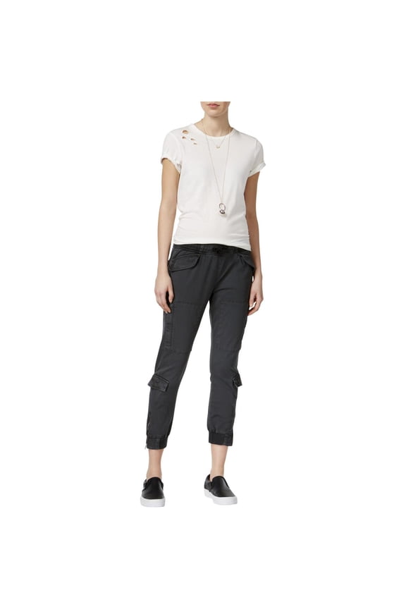 Womens Runaway Flight Ankle Zip Cargo Pants