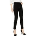 thumbnail image 1 of Hudson Womens Metallic Stripe Skinny Fit Jeans, Black, 25, 1 of 2