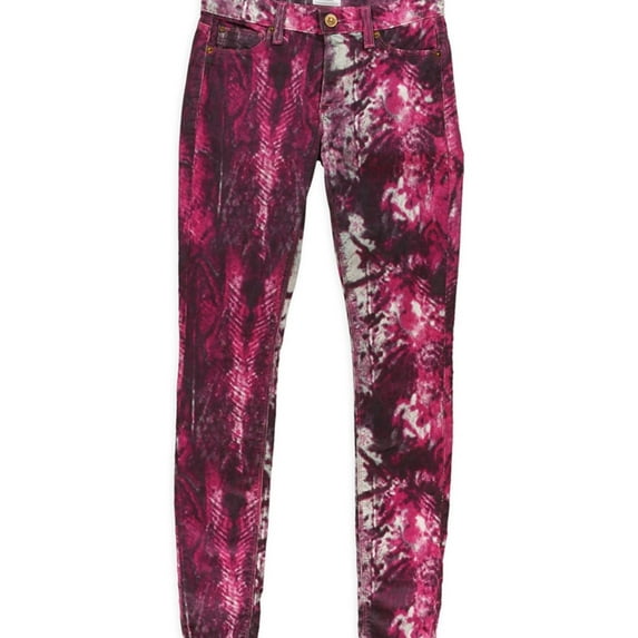 Hudson Womens Super Skinny Casual Corduroy Pants, Purple, 24