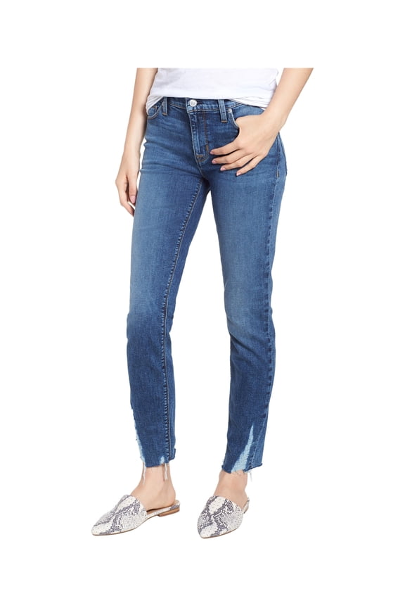 Womens Tally Cropped Jeans, Blue, 26