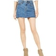 thumbnail image 1 of Hudson Womens The Viper Mini Skirt, Blue, 27, 1 of 3