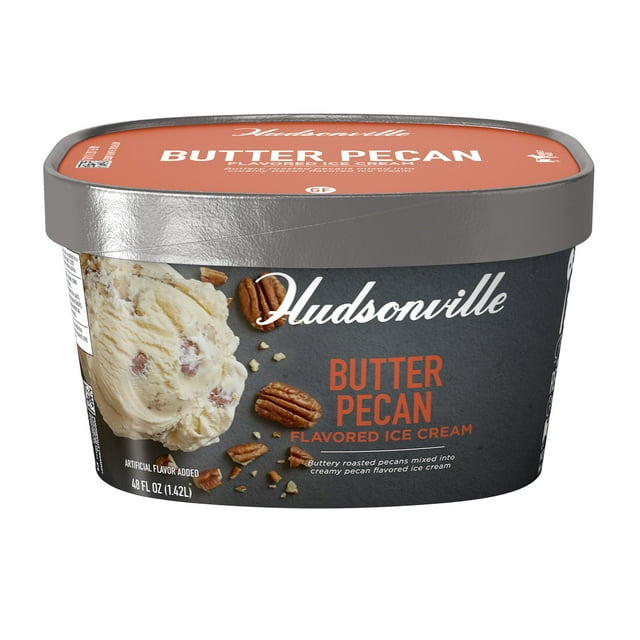 Hudsonville Kosher Butter Pecan Ice Cream, Butter Pecan with Roasted