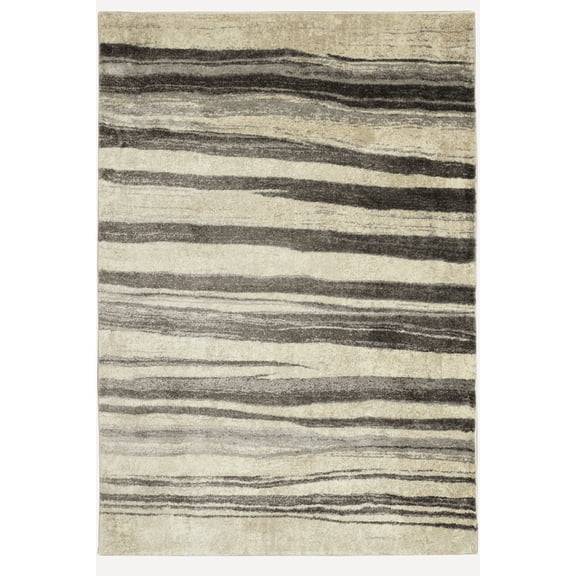 Hue 4717 Beige/Grey Landscapes Area Rug, Size - 5'3" x 7'7"