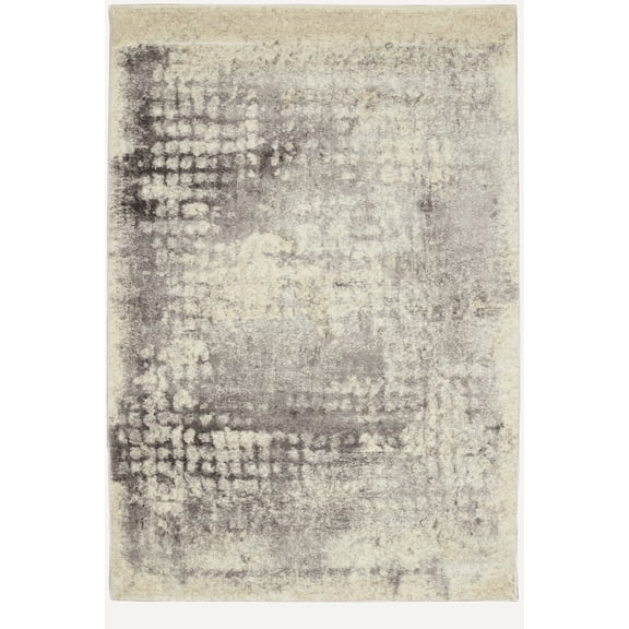 Hue 4718 Beige/Grey Views Area Rug, Size - 5'3" x 7'7"