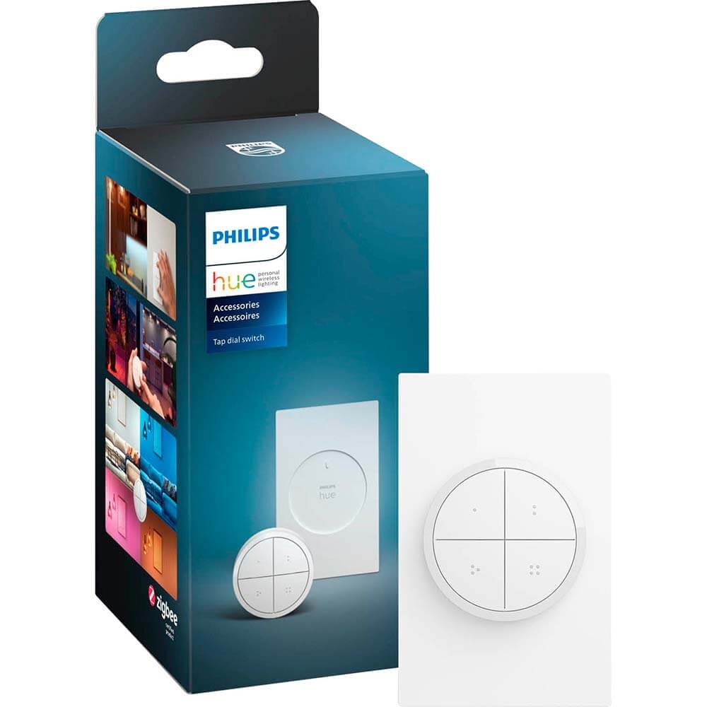 Philips White Wireless Smart Tap Dial Light Switch