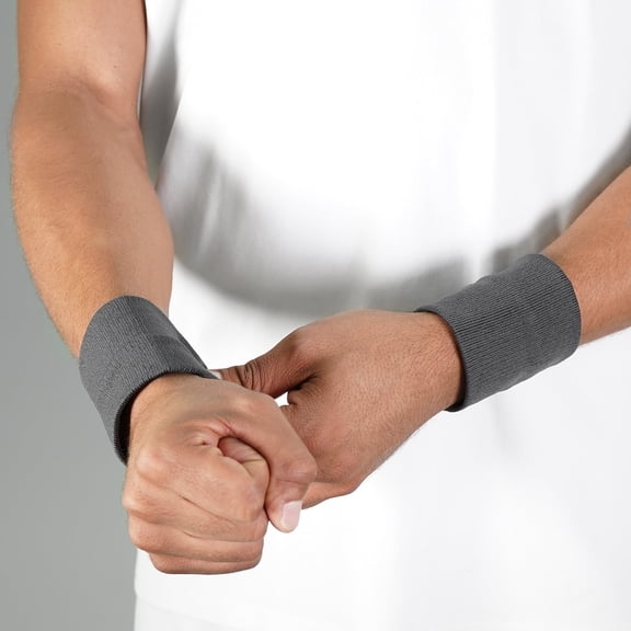 Hue Dark Gray Drip Wristbands