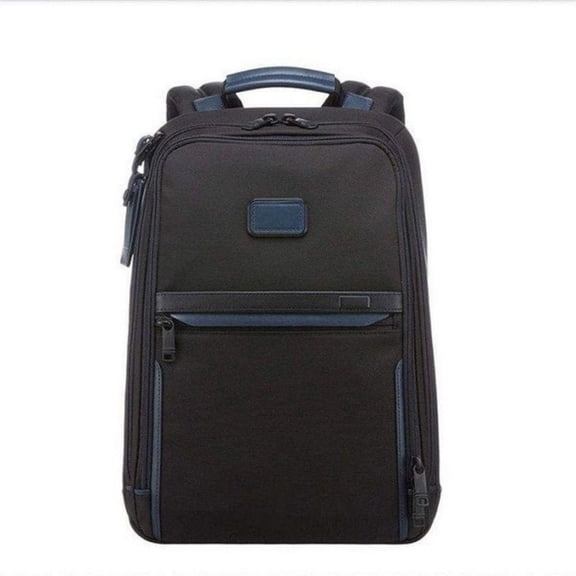 Hue & Hold Men Business Bag Slim Backpack Computer Student Large Capacity Backpack-Black Blue