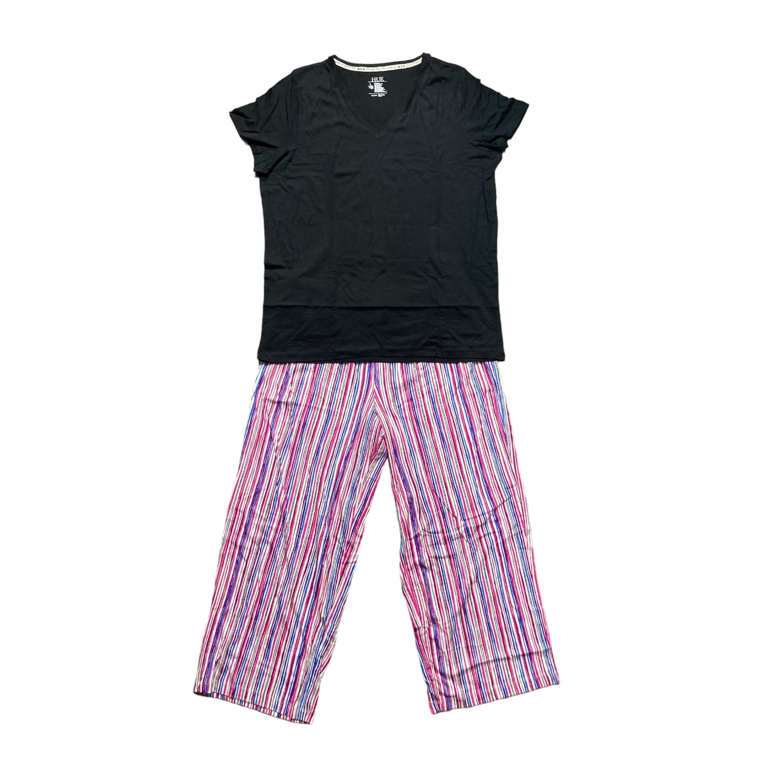 HUE Long Sleeve Tee And Jogger Pant 2 Piece Pajama Set Juego De Pijama