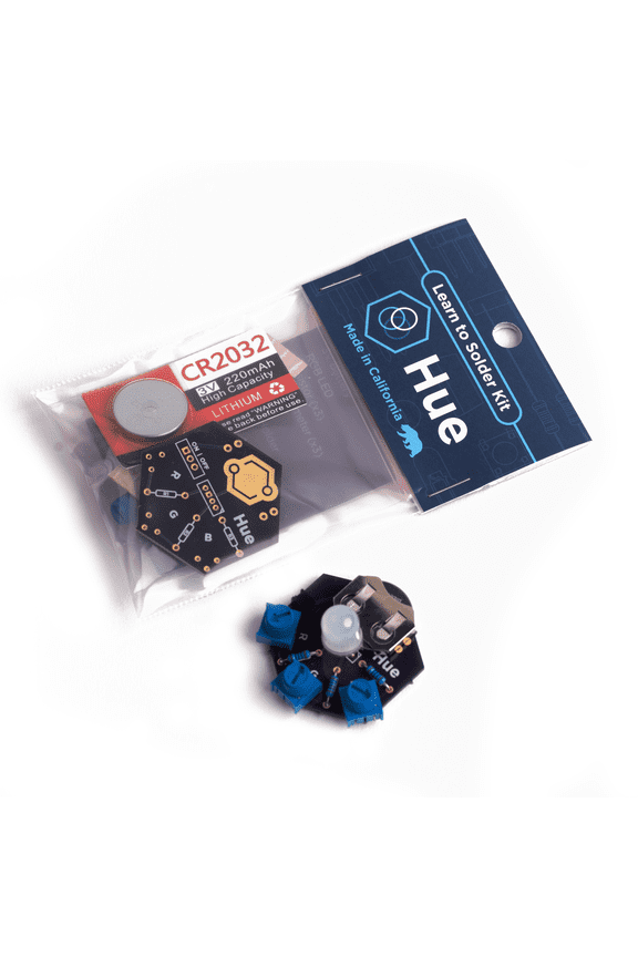 Hue | Learn to Solder Kit | Educational STEM Electronics Kit