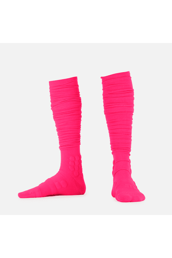 Hue Pink Football Padded Long Socks