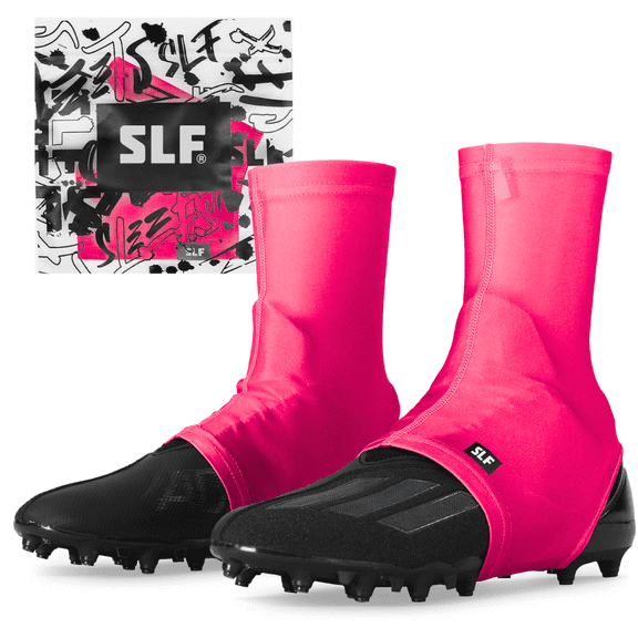 Hue Pink Spats / Cleat Covers