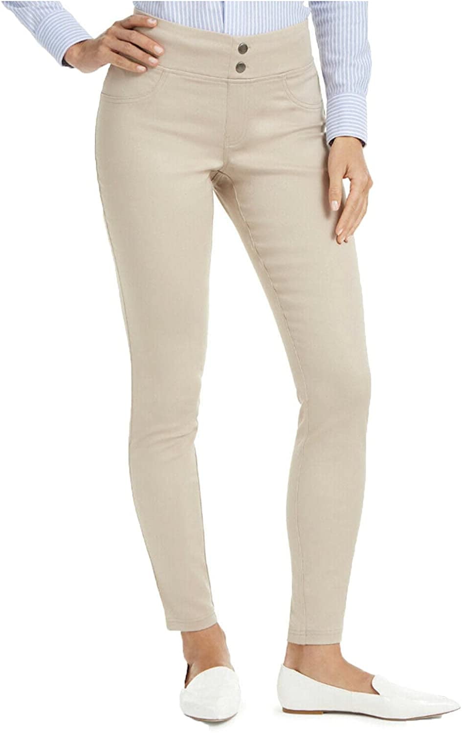 Hue Women’s Original Smoothing Denim Leggings, Tan, XX-Large