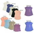 thumbnail image 1 of Hue Women's Short Sleeve V-Neck Super Soft Stretch Perfect Legging Tunic Tee (Deep Cobalt, XL), 1 of 2
