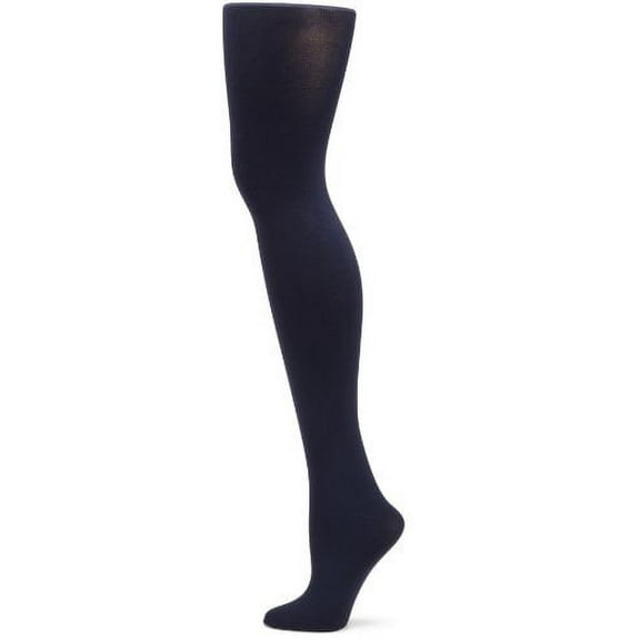 Hue Women's Super Opaque Sheer To Waist Tight navy 2