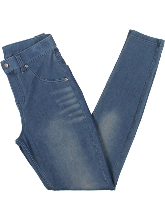 Womens High Waist Pull On Jeggings