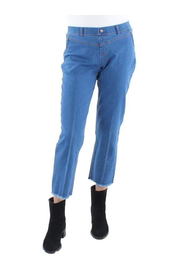 Womens Straight Leg Cropped Jeggings
