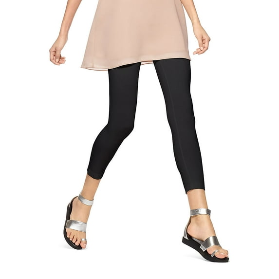 Hue Womens Stretch Ankle Capri Leggings Black XS