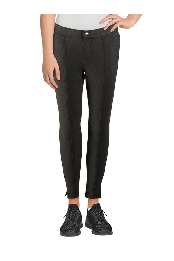 Womens Tweed Stretch Leggings Black S