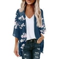 thumbnail image 1 of Black and Friday/Cyber .Monday Deals Hueook Cardigans for Women Plus Size New Buttoned Long Sleeve Blouse Casual Tops Printed Shirt Blouse Top, 1 of 4