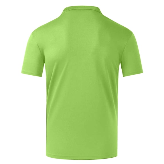 Hueook Golf Tops Dressy Polo Shirts Work T Shirts Casual Women's Solid Sports Quick Dry Shirt Men's and Women's Short Sleeve V-neck Top/Shirt Green 4X