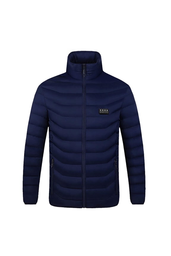 Heated Jackets for Women Heated Jackets for Men USB Intelligent Constant Temperature Heated Windproof Plus Size Coat for Men and Women Winter 8 Heated Jacket Coat Blue L