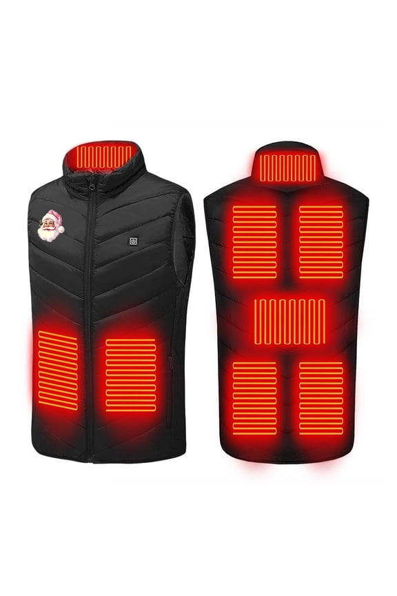 Heated Vest Women Plus Size Heated Coat for Women 8 Heating Heated Jacket Winter Heating Coat Black 4X