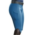 thumbnail image 1 of Hueook Fleece Lined Leggings Women Women High Waisted and Hip Lifting Fitness Pants Sports Pants Solid Yoga Pants Navy 3X, 1 of 6