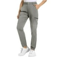 thumbnail image 1 of Hueook Hiking Pants Track Pants Women Lounge Outdoor Trousers Spring and Summer Hiking Pants Trousers Casual Sports Pants Gray M, 1 of 7