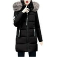 thumbnail image 1 of Hueook Jackets for Women Fall Clothes Women's Plus Size Zip Hooded Jacket Casual tops Coat with Pockets Fall Winter Fashion Cardigan Christmas Clearance, 1 of 6