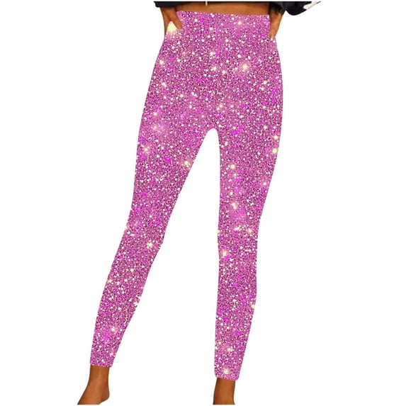 Hueook Leggings with Pockets for Women Non Positioning Printed Tight Yoga Pants Long Pants Multicolor 2X