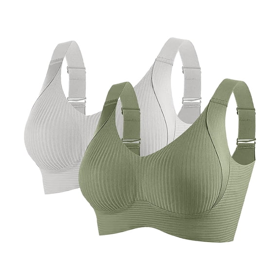 Hueook Maternity Bra Women Fashion Sports Bra Underwear Bra Everyday Underwear White M