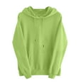 thumbnail image 1 of Hueook Oversized Sweatshirt for Women Women's Long Sleeved Hooded Sweatshirt Mint Green S, 1 of 5