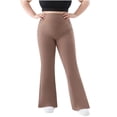 thumbnail image 1 of Hueook Plus Size Flare Leggings for Women High Waist Drawstring with Pocket Yoga 2X, 1 of 6